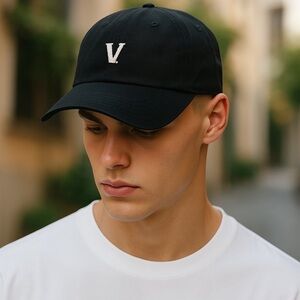 VUORI dad hat cap unisex  NEW navy blue baseball style adjustable cyclists bikes